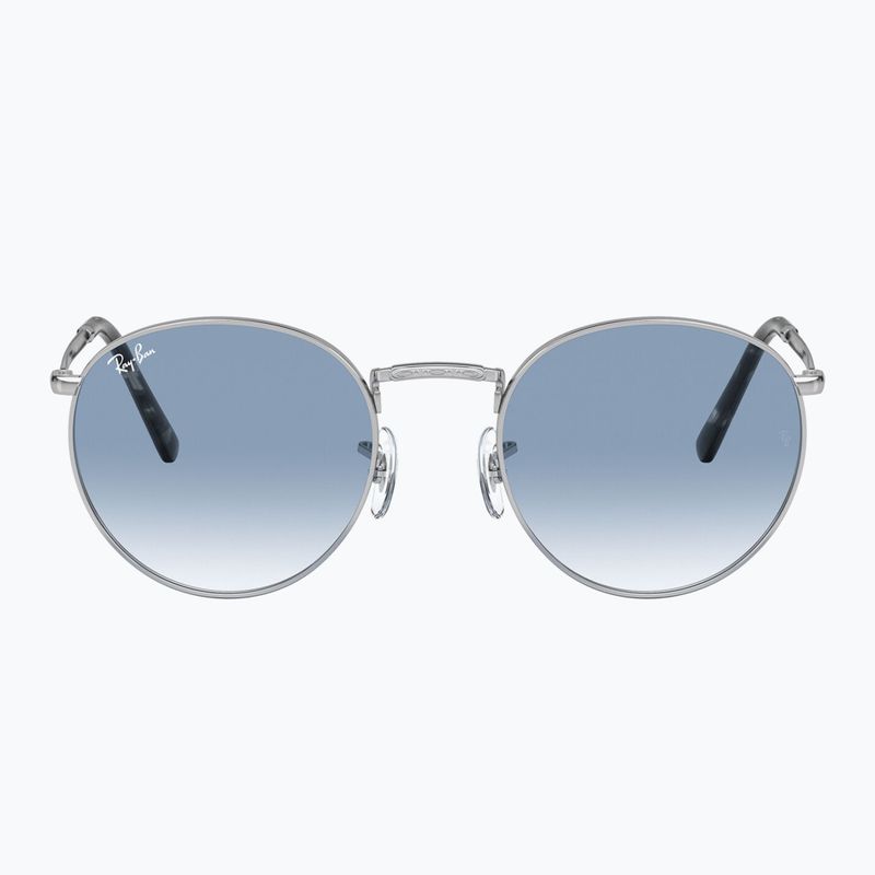 Sunglasses Ray-Ban New Round silver/blue 2