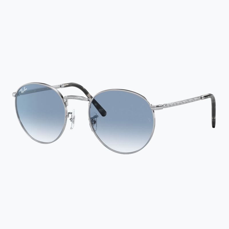 Sunglasses Ray-Ban New Round silver/blue 4