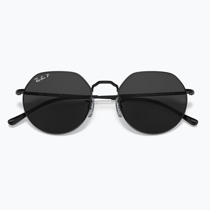 Sunglasses Ray-Ban Jack black/black polarized 3