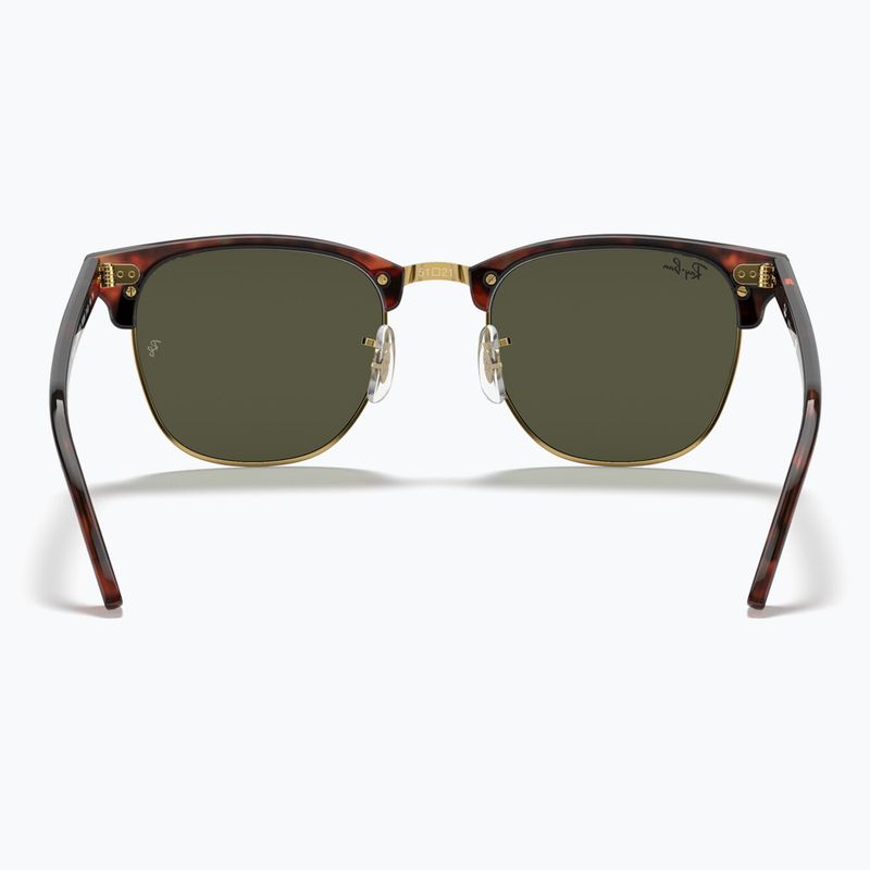 Sunglasses Ray-Ban Clubmaster Classic tortoiseshell/gold/green g-15 5