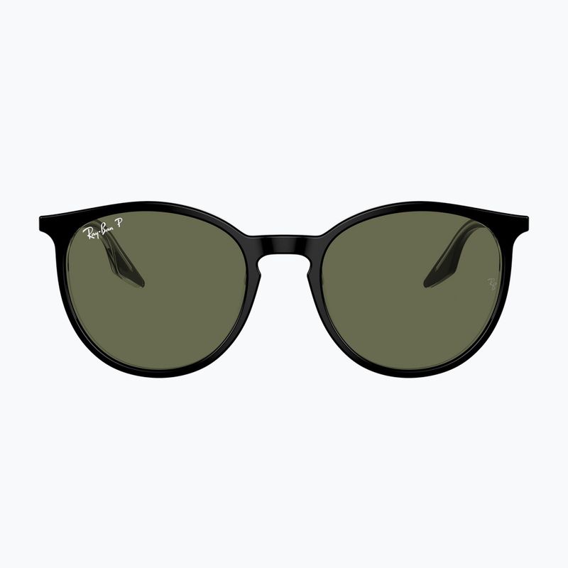 Sunglasses Ray-Ban RB2204 transparent black/green polarized 2