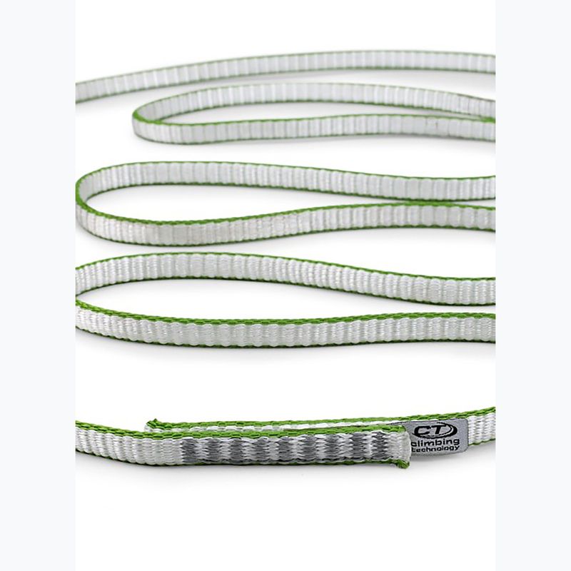 Climbing Technology Looper Dy 120 cm white/green climbing loop 2