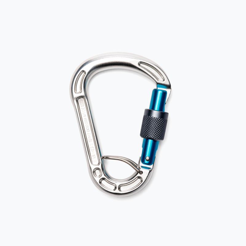 Climbing Technology Concept Hms Spring Bar Sg carabiner L338/02 silver-blue 2C3380LXTZ