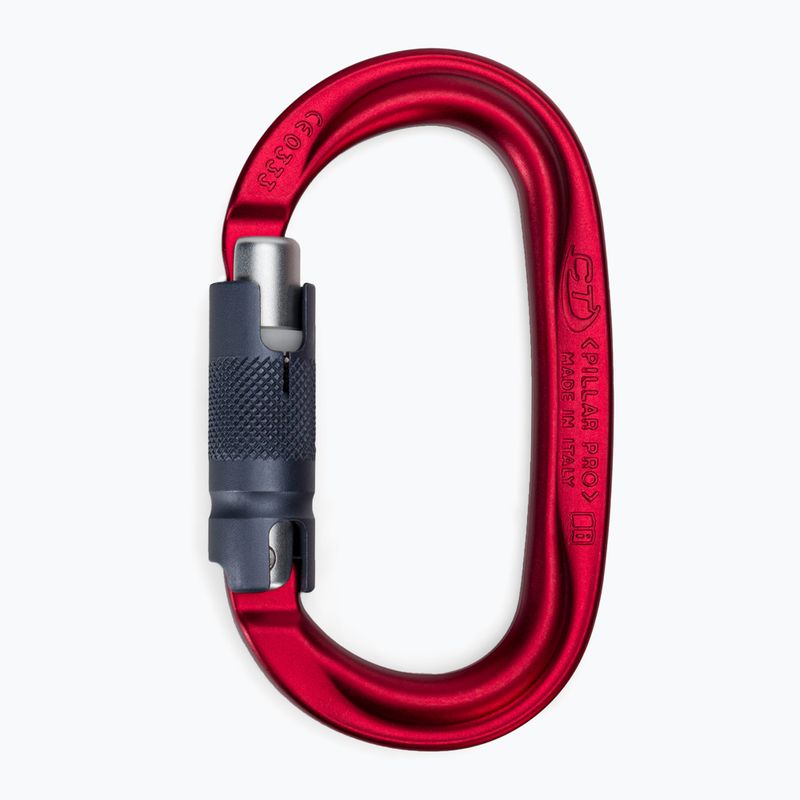 Climbing Technology Pillar Pro TG carabiner red 2C39800YLBCTSTD 2