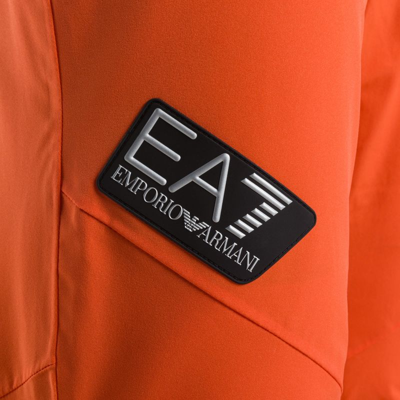 EA7 Emporio Armani men's ski trousers Pantaloni 6RPP27 fluo orange 4