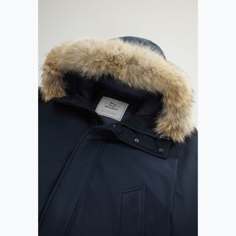 Men's jacket Woolrich Polar High Collar Fur melton blue 7