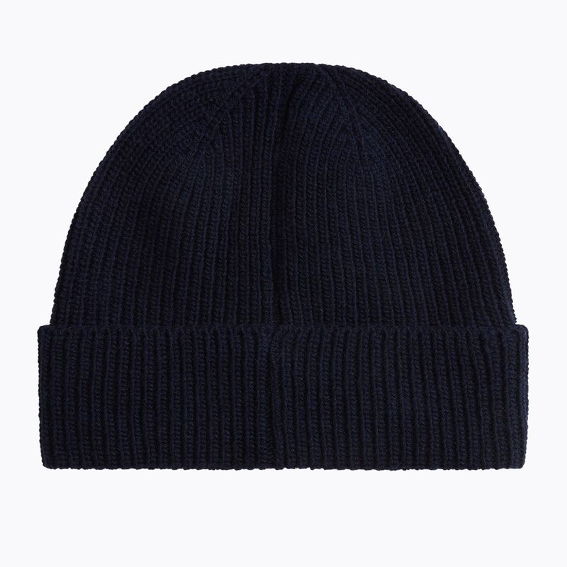 Men's winter hat Woolrich Knitted Ribbed Beanie melton blue 2