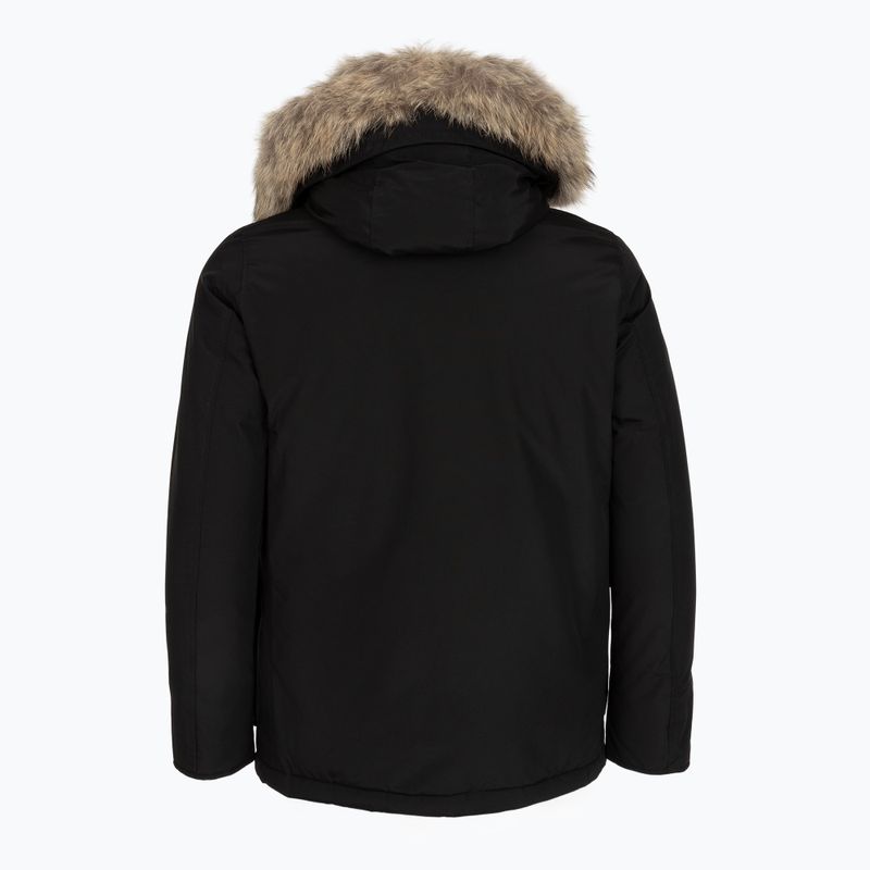 Men's insulated jacket Woolrich Arctic Detachable Fur Anorak black 2