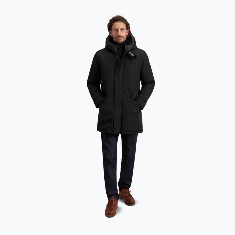 Men's insulated coat Woolrich Polar High Collar Parka black 2