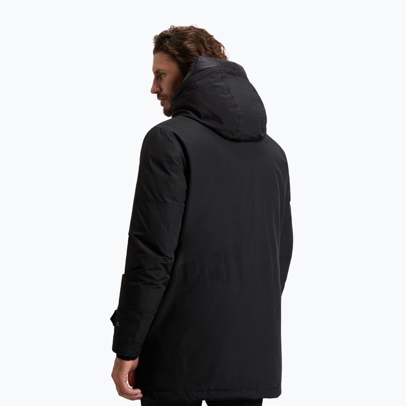 Men's insulated coat Woolrich Polar High Collar Parka black 3