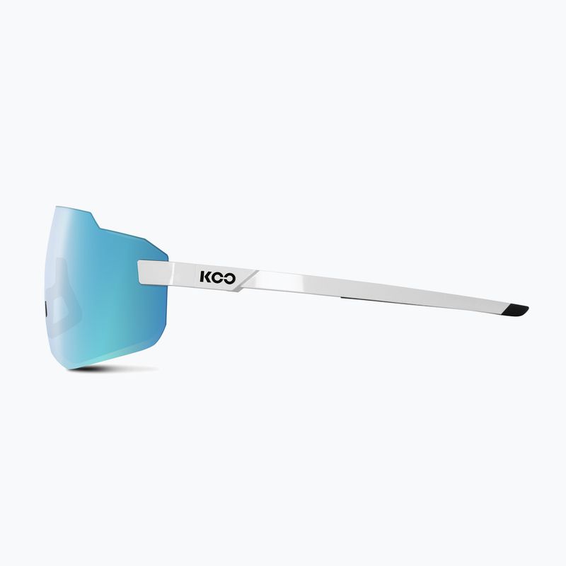Koo Supernova white/turquoise mirror sunglasses 3