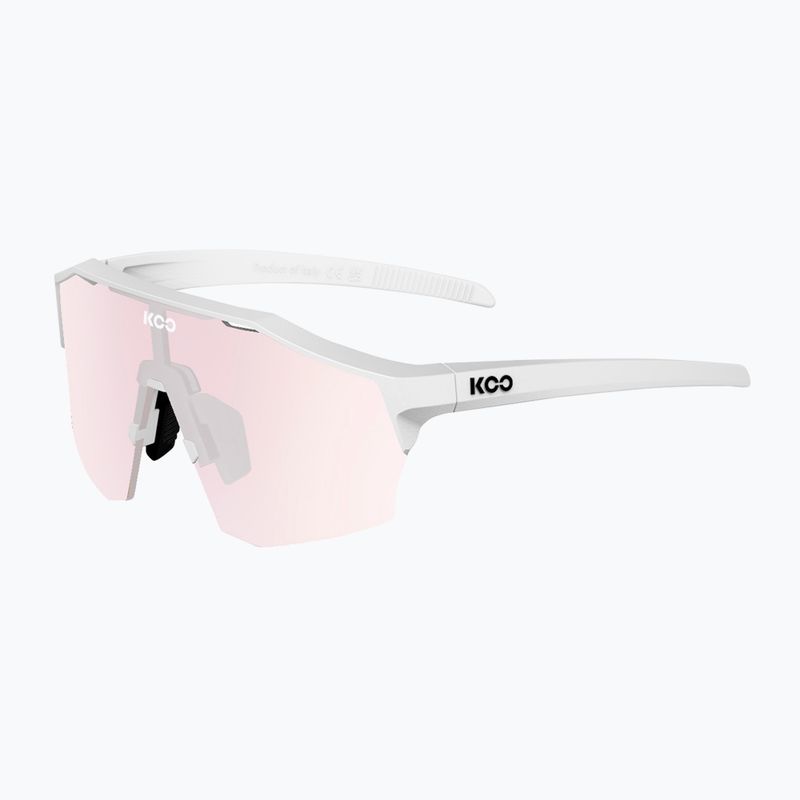 Koo Alibi white matt/photochromic fuchsia sunglasses 2