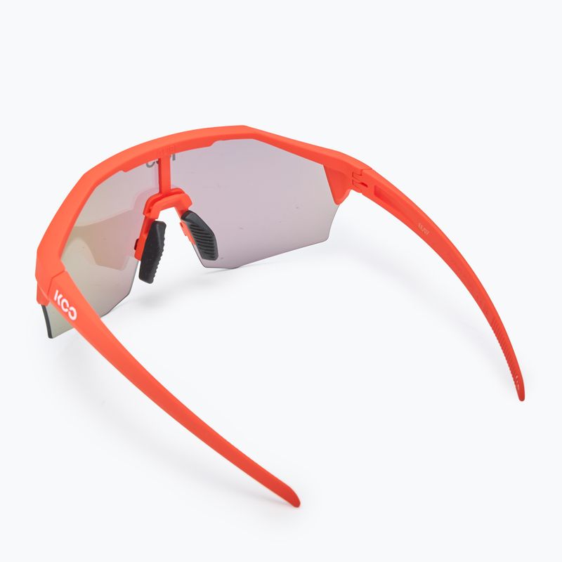 Koo Alibi orange matt/green mirror sunglasses 2