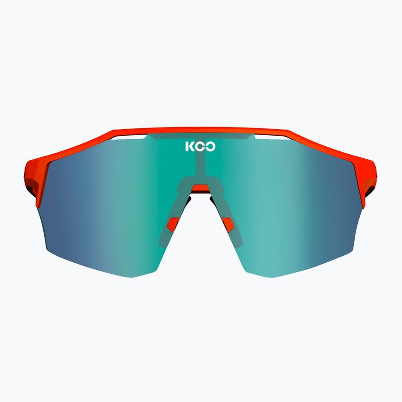 Koo Alibi orange matt/green mirror sunglasses 6