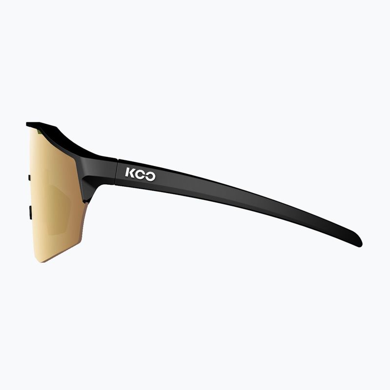 Koo Alibi black matt/gold mirror sunglasses 3