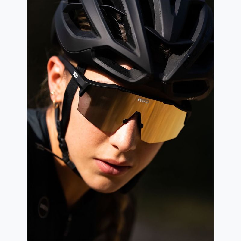 Koo Alibi black matt/gold mirror sunglasses 4