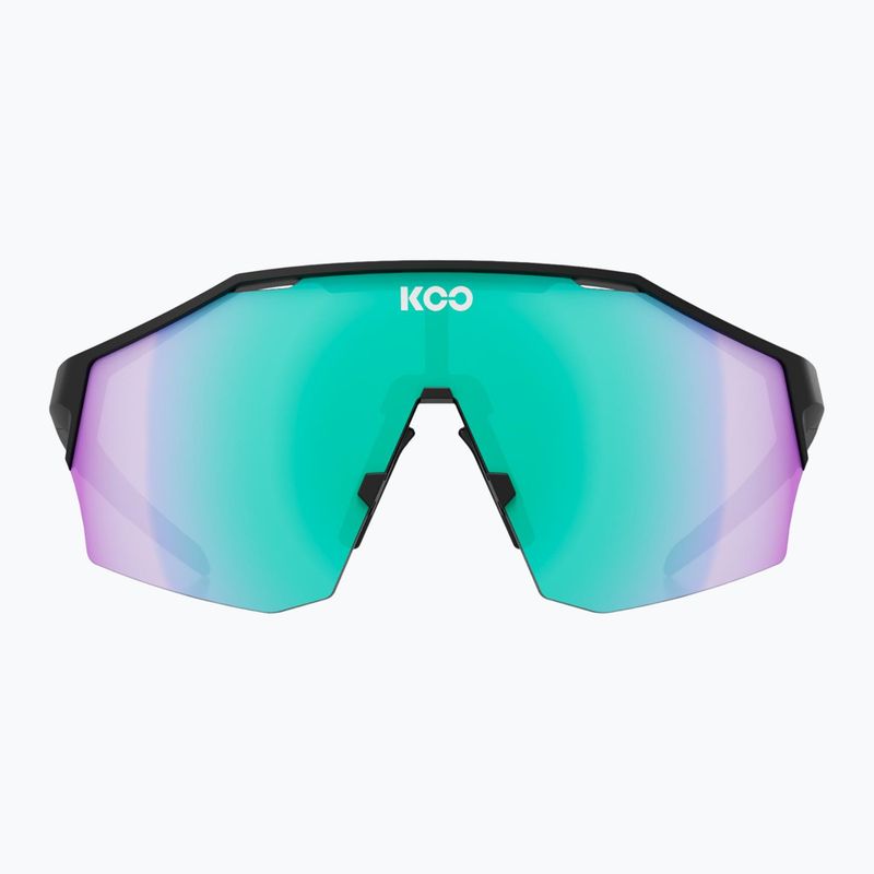 Sunglasses Koo Alibi black matt/green photochromic mirror 2
