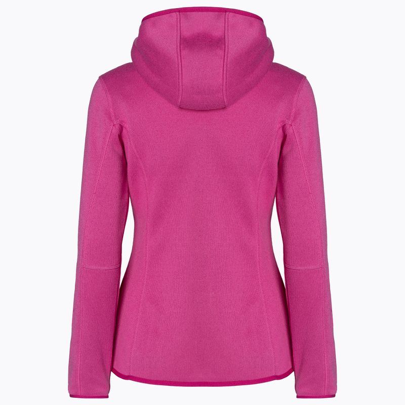 CMP women's fleece sweatshirt pink 3H19826/33HG 2