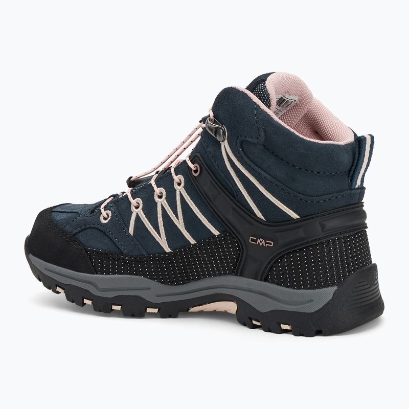 CMP Rigel Mid Wp asphalt/rose children's trekking boots 3