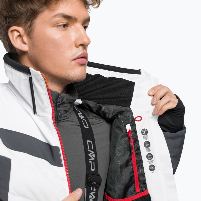 CMP men's ski jacket white 31W0327/A001 12