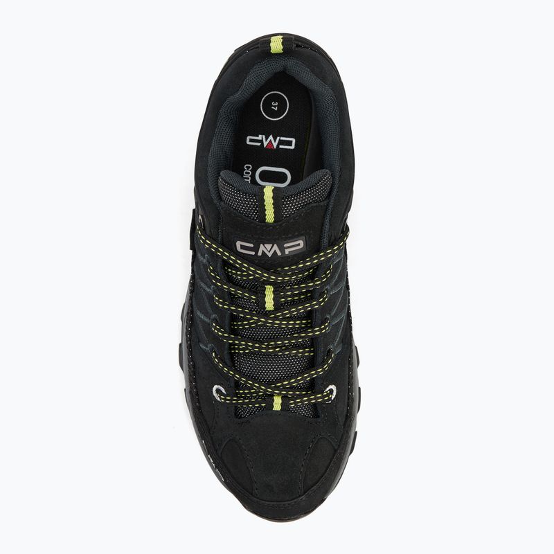 Women's trekking boots CMP Rigel Low Wp nero/lime 5