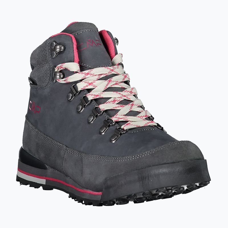 Women's trekking boots CMP Heka WP titanio/begonia 7