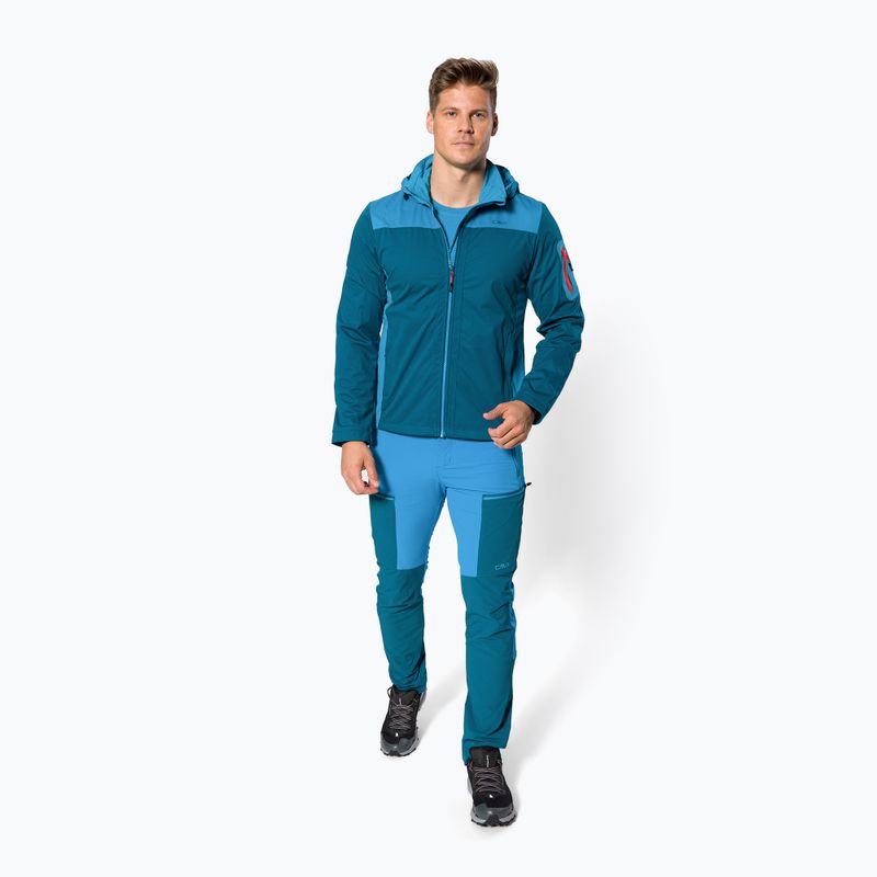 Men's CMP softshell jacket blue 39A5027/02ML 5