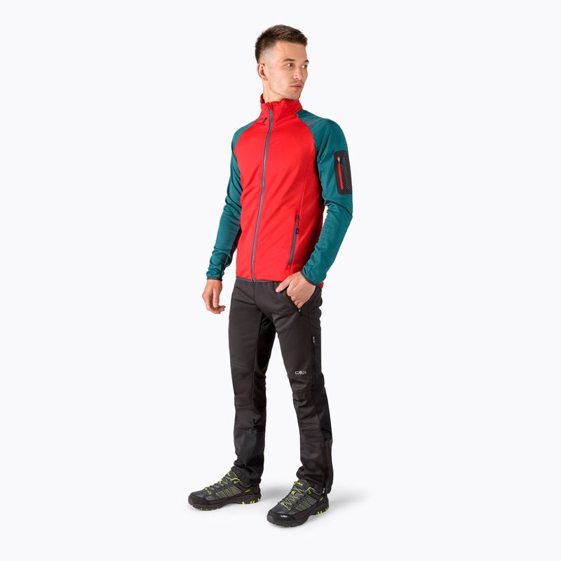 CMP men's fleece sweatshirt red 32G6617/C812 2