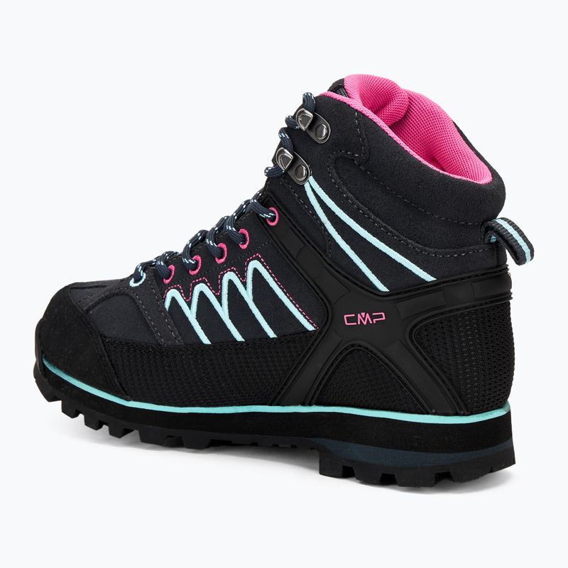 Women's trekking boots CMP Moon Mid WP anthracite/acqua 3