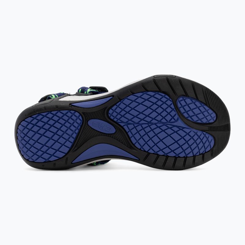CMP Hamal children's sandals b.blue/verde fluo 4