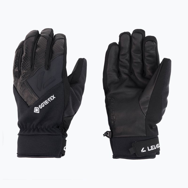 Men's snowboarding gloves Level Suburban Gore Tex black 2334