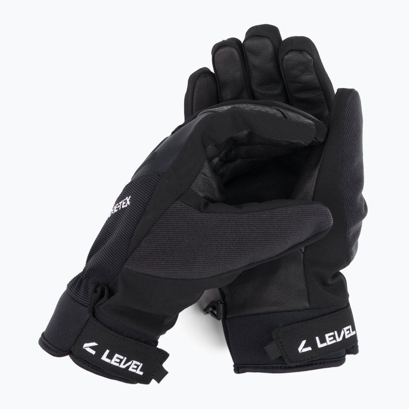 Men's snowboarding gloves Level Suburban Gore Tex black 2334 2
