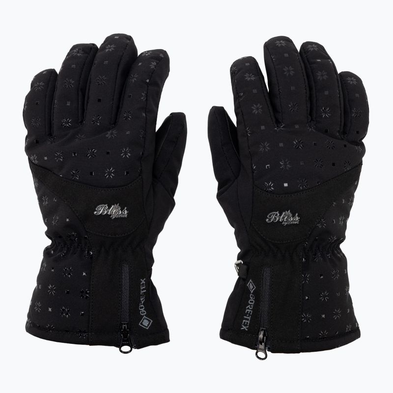 Level Bliss women's ski glove Emerald Gore Tex black 8167 2