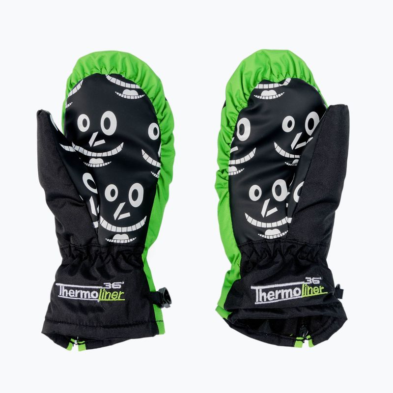 Level Lucky Mitt children's ski glove green 4146 3