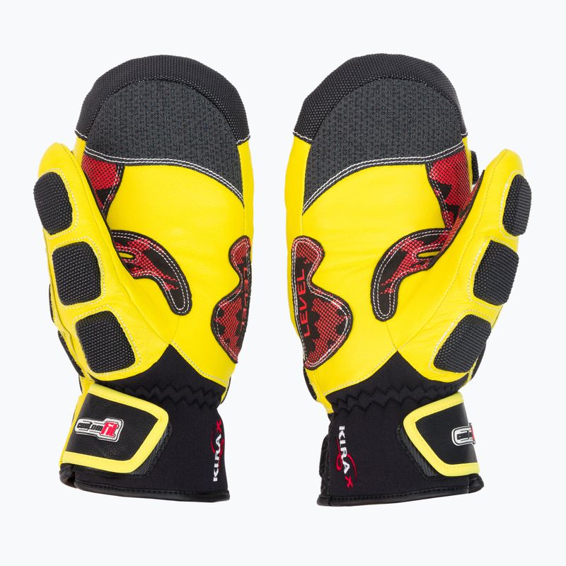 Men's Level Worldcup Cf Mitt Yellow 3009 Ski Gloves 2