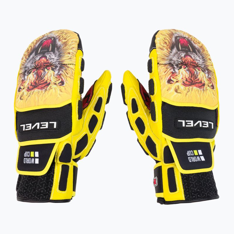 Men's Level Worldcup Cf Mitt Yellow 3009 Ski Gloves 3