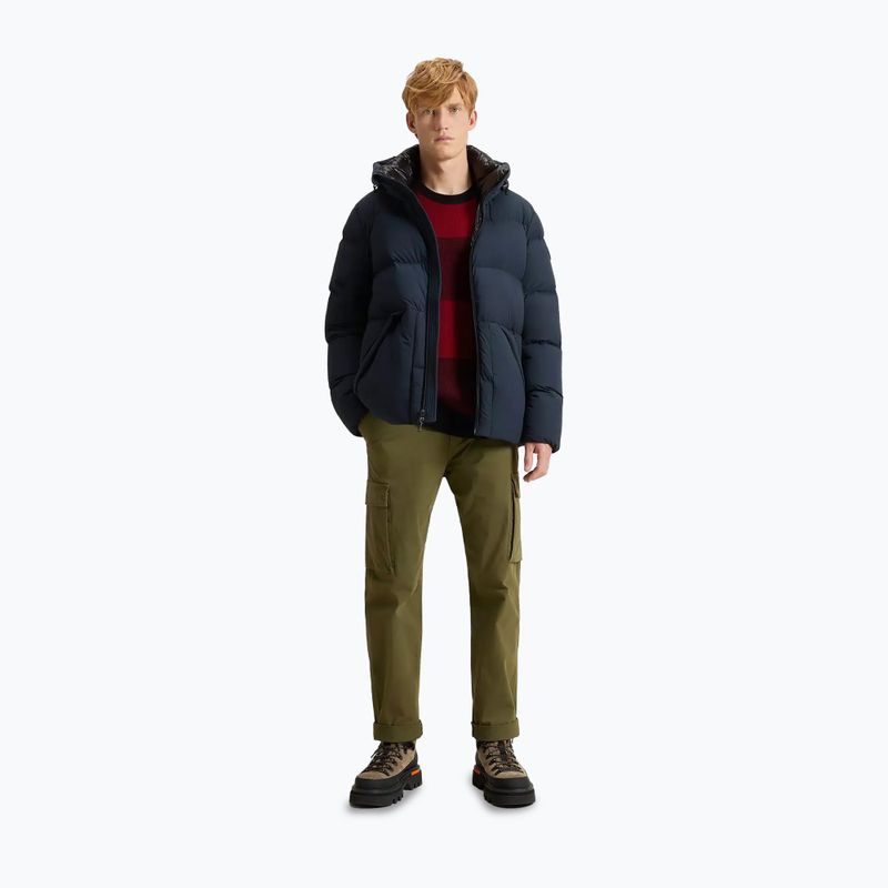 Men's Woolrich Sierra Supreme Down melton blue jacket 2