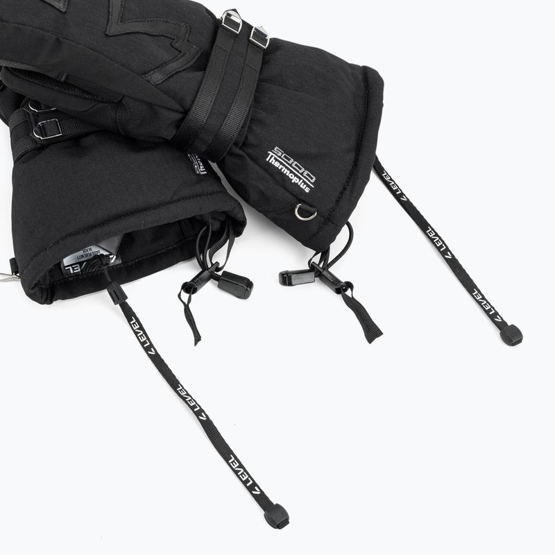 Women's ski glove Level Oasis Plus Mitt black 5