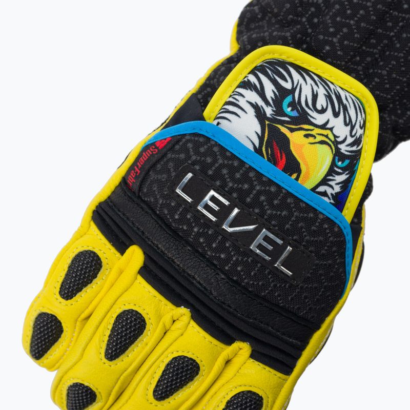 Level Worldcup CF children's ski glove yellow 4117JG.66 5