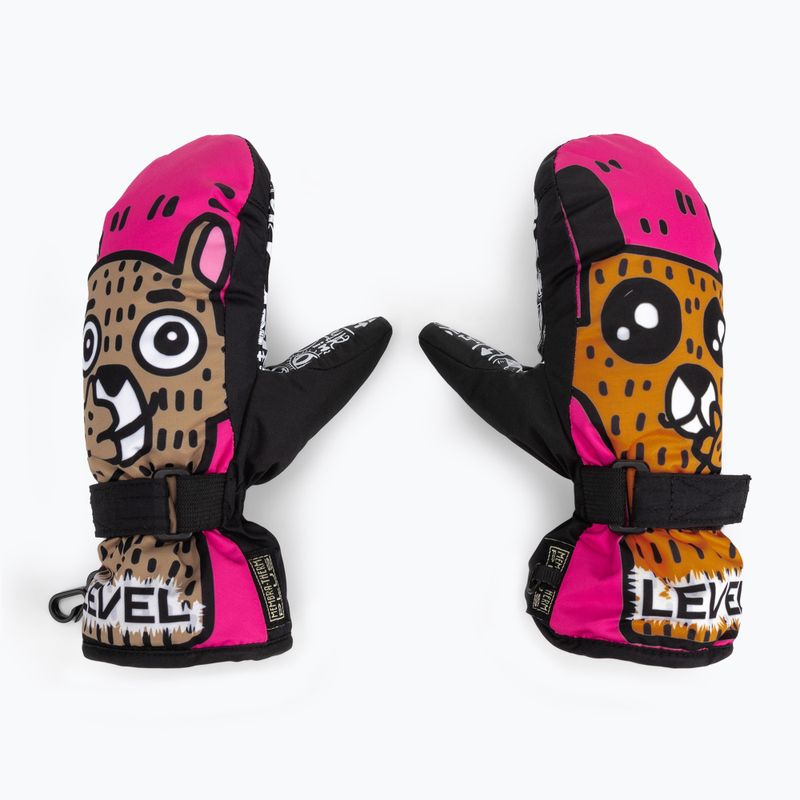 Level Junior Mitt children's ski glove pink 4152JM 4