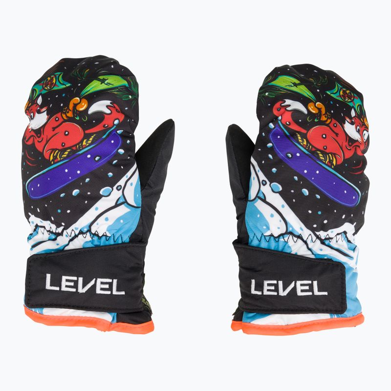 Level Animal children's ski gloves pk black 3