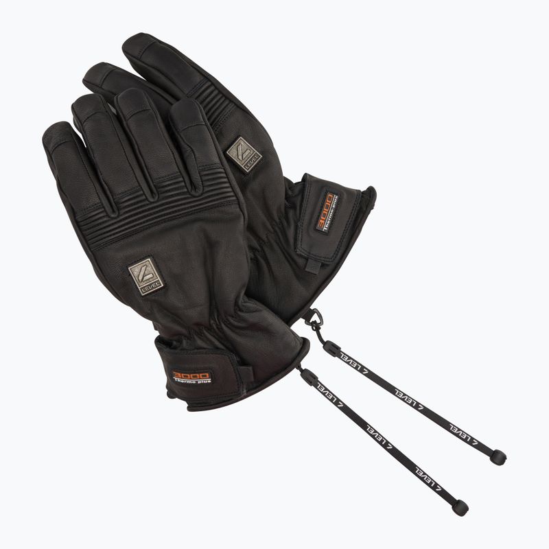 Level Icon ski gloves black 6