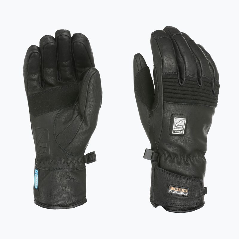 Level Icon ski gloves black