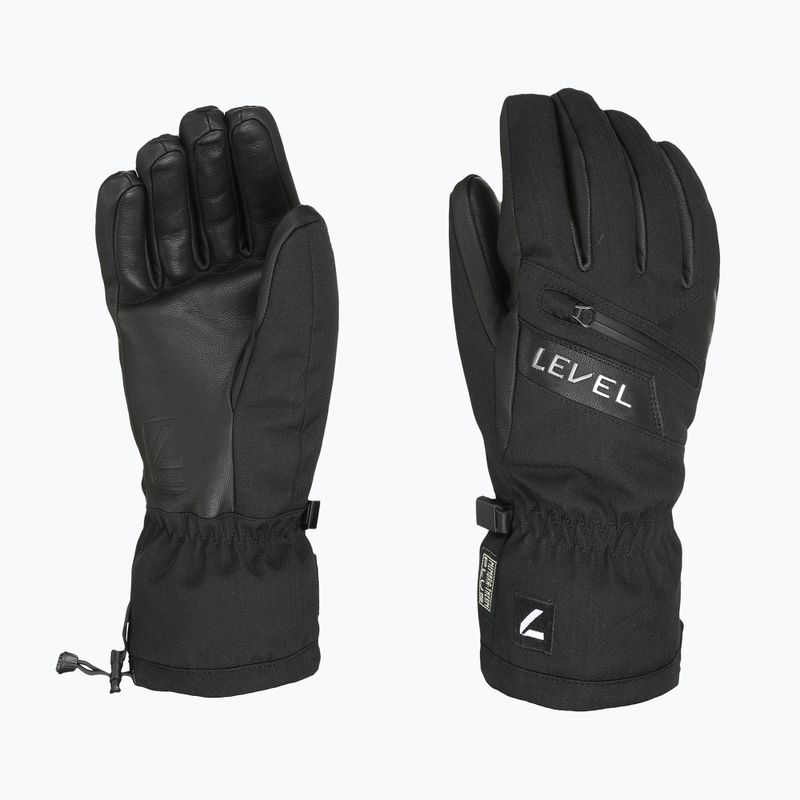 Level Switchback ski glove black 6