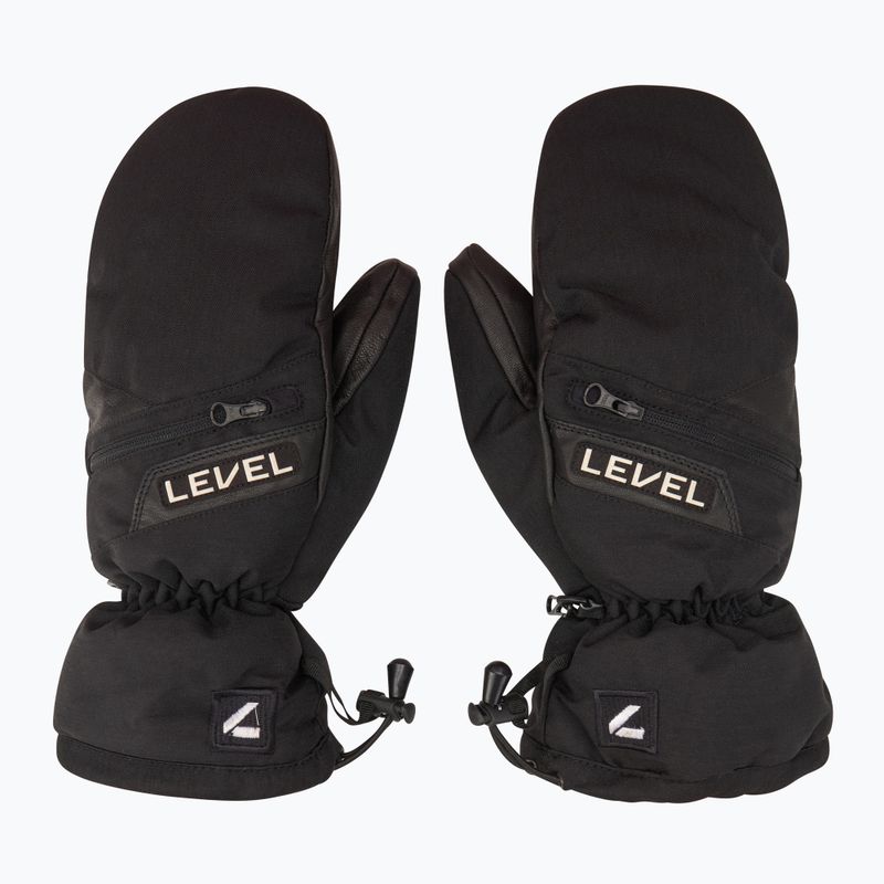 Level Switchback Mitt ski glove black 2