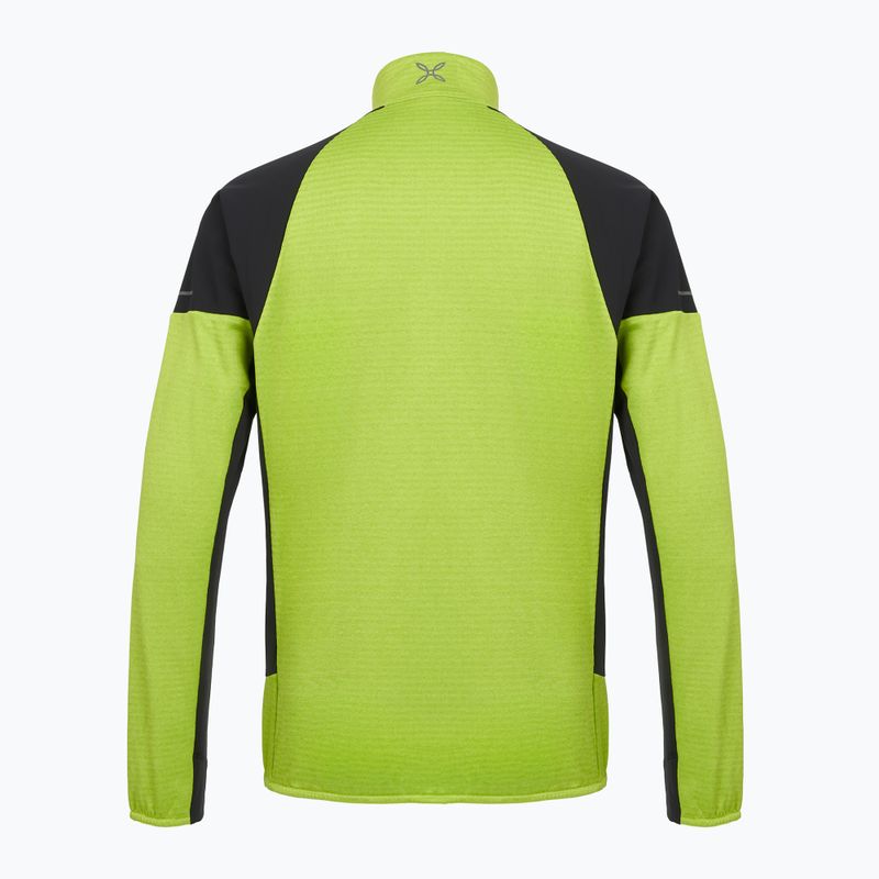 Men's Montura Thermal Grid 2 Maglia sweatshirt lime green 2
