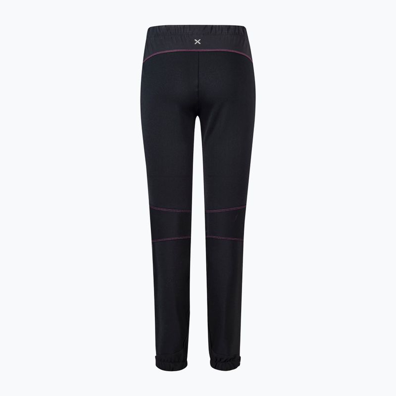 Women's trousers Montura Vertigo 2 nero/intense violet 2