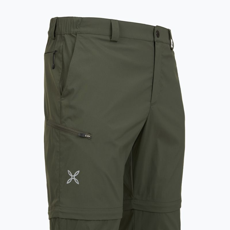 Men's trekking trousers Montura Valbruna Zip Off verde salvia 3