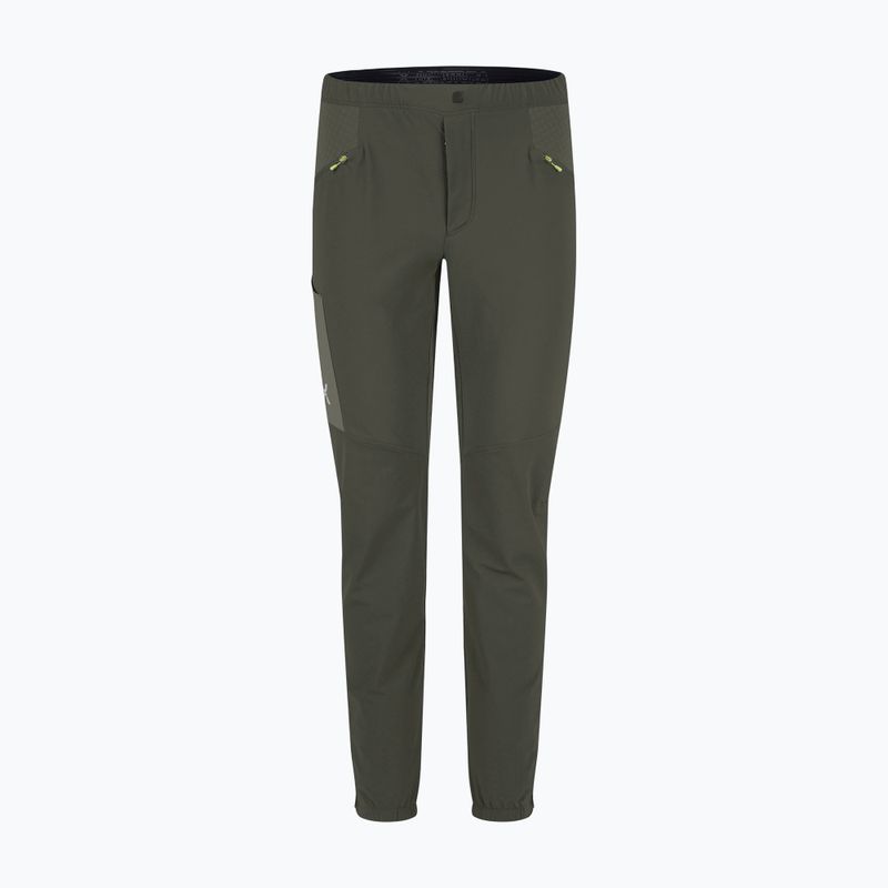 Montura men's trousers Peak sage green/ lime green