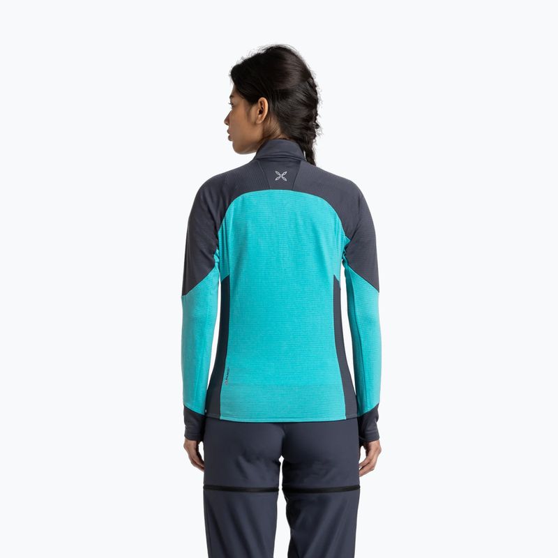 Montura Rise Maglia women's sweatshirt turquoise/graphite blue 2